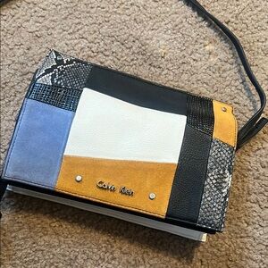 Calvin Klein Crossbody Bag with Textured Panels